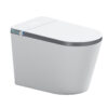 AI Voice Control Smart Toilet with UV Sterilization, Foot Sensor Seat Flip & Powerful Dual-Pressure Flush