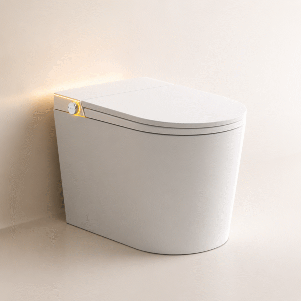 Space-Saving Smart Toilet with Foam Splash Guard, Instant Warm Water & Odor Control Space-Saving Smart Toilet with Foam Splash Guard, Instant Warm Water & Odor Control