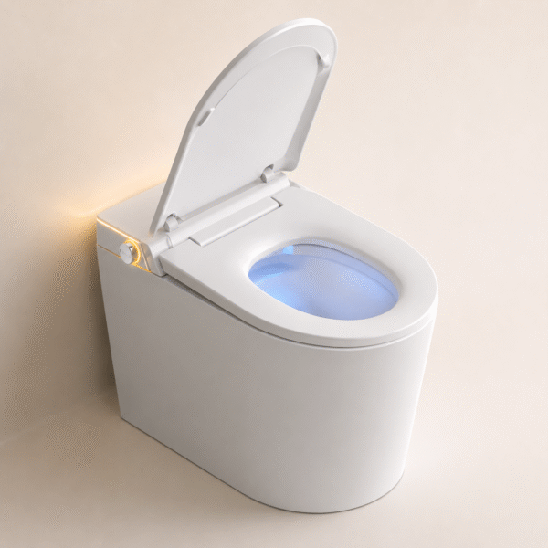 Space-Saving Smart Toilet with Foam Splash Guard, Instant Warm Water & Odor Control2 Space-Saving Smart Toilet with Foam Splash Guard, Instant Warm Water & Odor Control